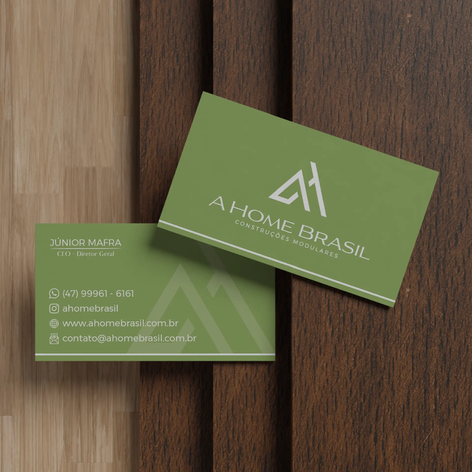 Projeto de identidade visual A Home Brasil
